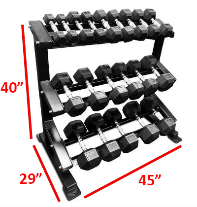 5-50LB DUMBBELL SET