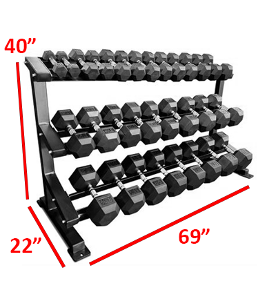 5-75LB DUMBBELL SET