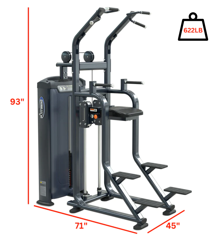 Assisted Chin Dip Combo PL7920 PRE ORDER 8 - 10 WEEKS